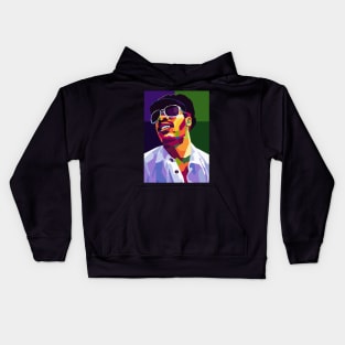 Stevie Wonder Popart Kids Hoodie